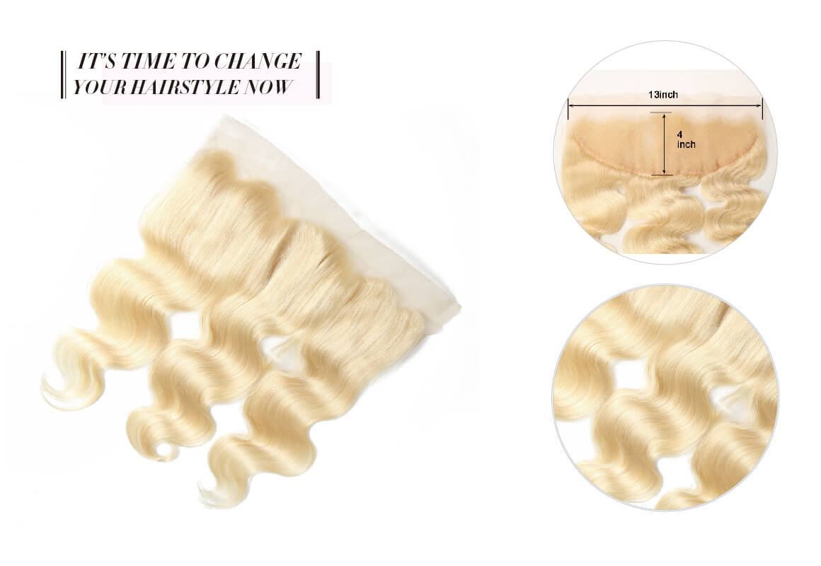 #613 Body Wave Honey Blonde Human Hair Weaves
