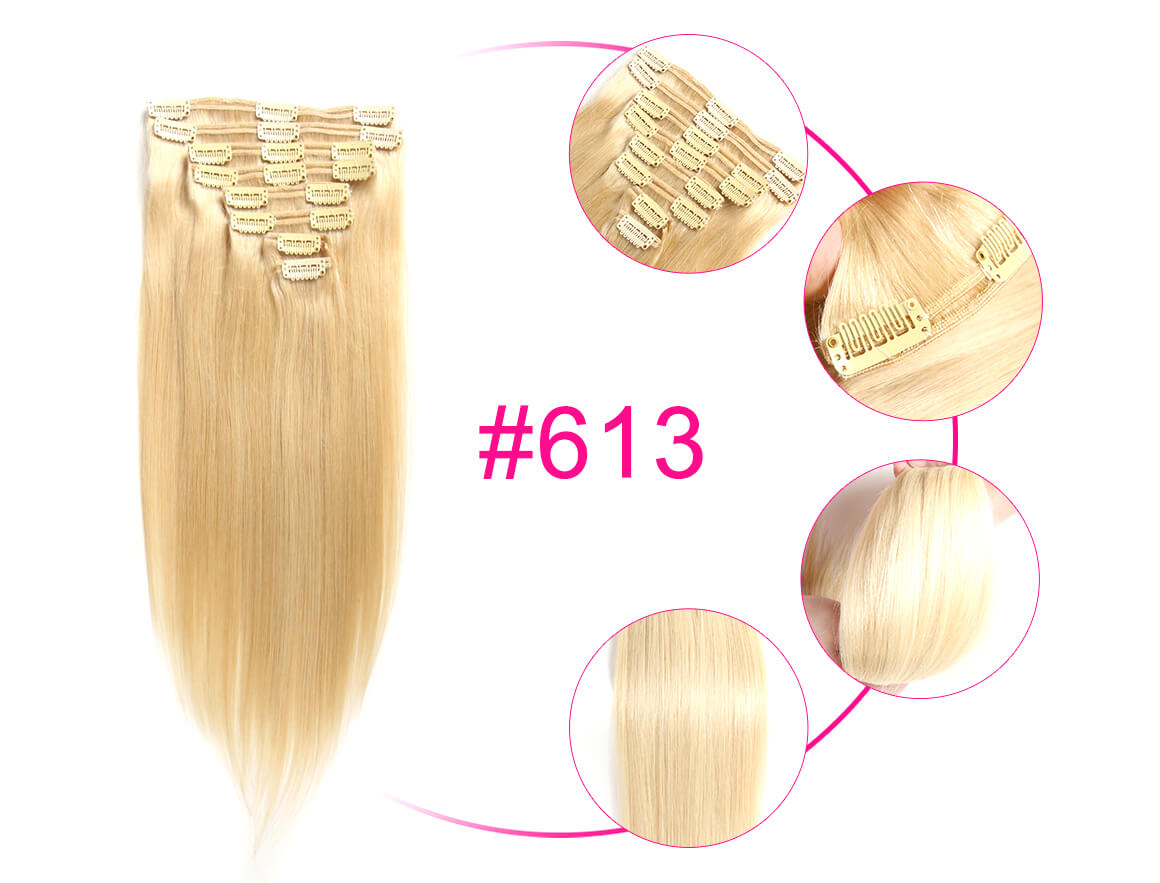 Clip In Straight Human Hair