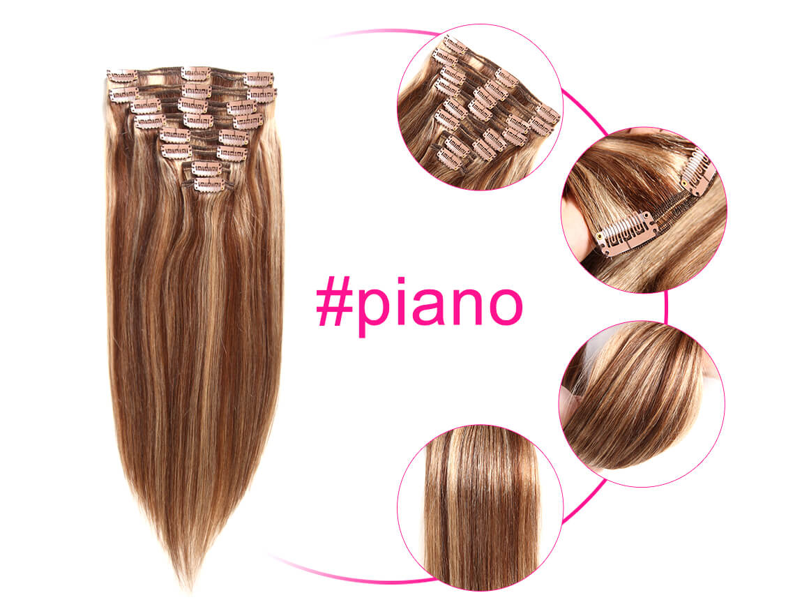 Clip In Straight Human Hair