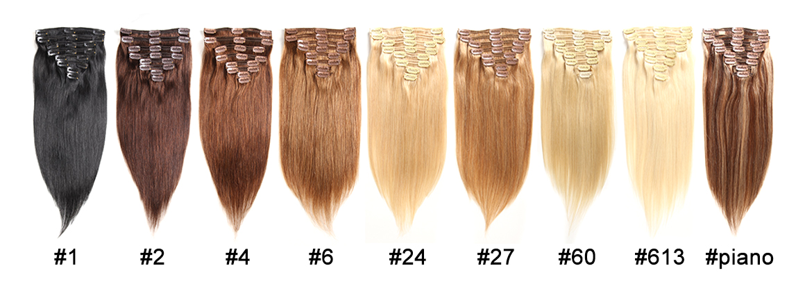 Straight Human Hair Extensions