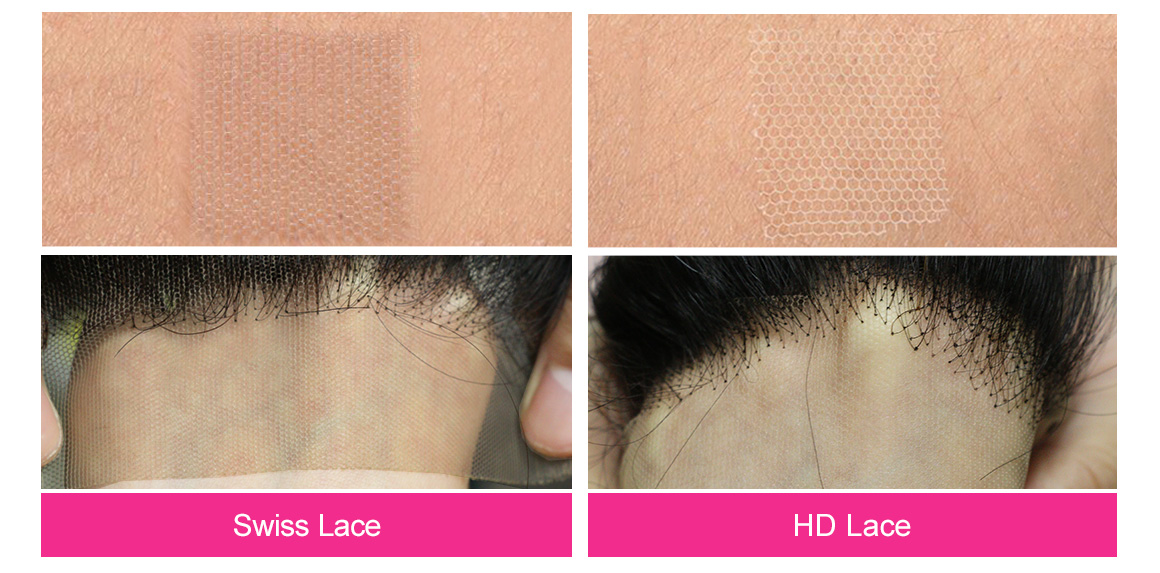 water wave swiss lace vs HD lace