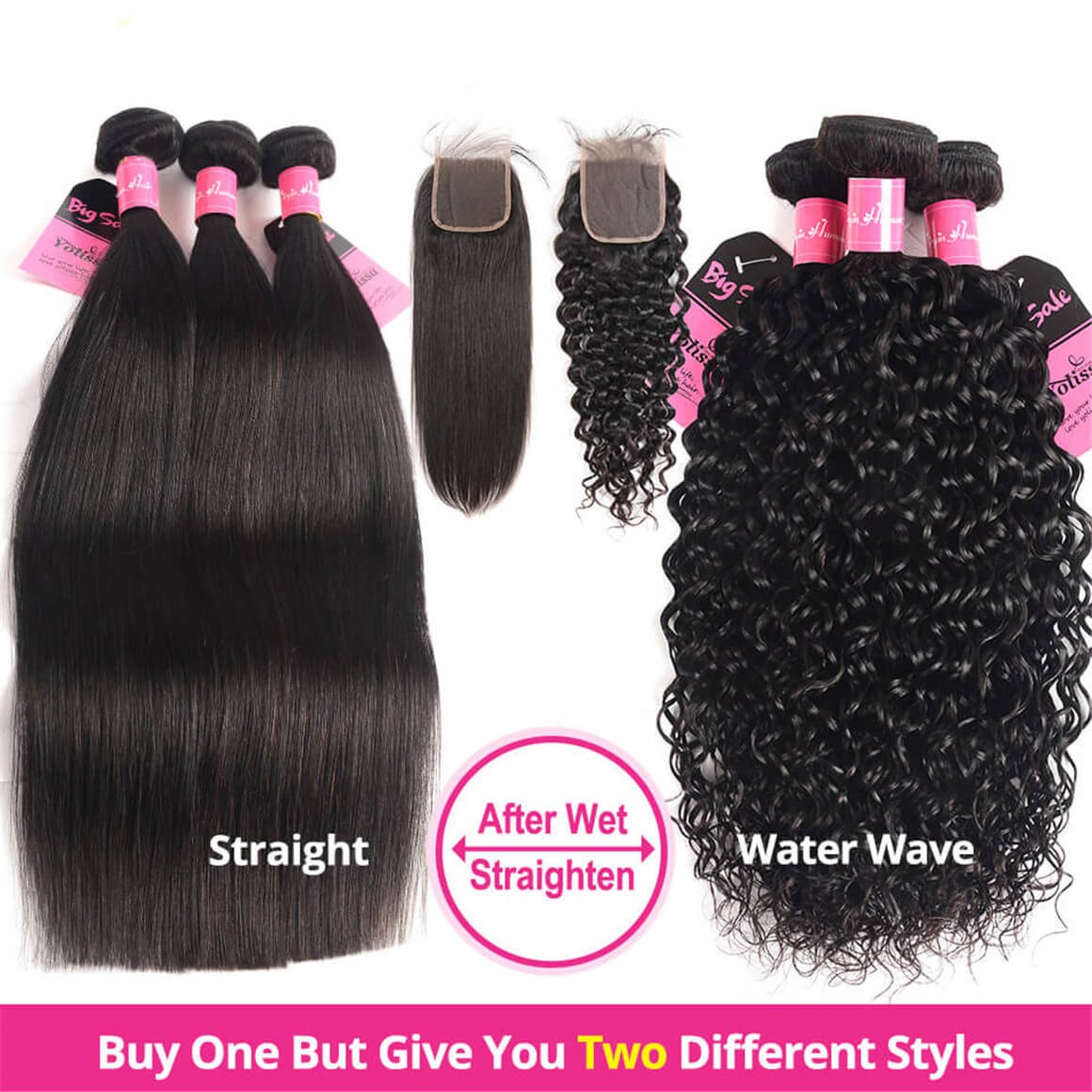 Wet And Wavy Water Wave Hair Bundles 