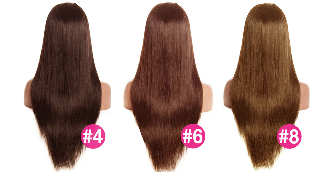 4/#6/#8 New Arrival Colored Wigs