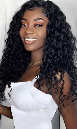 Water Wave Lace Wig 20 Inch