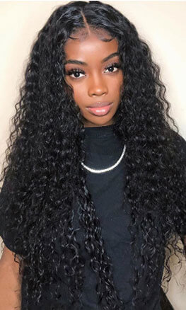 Water Wave Human Hair Wig 26 Inch