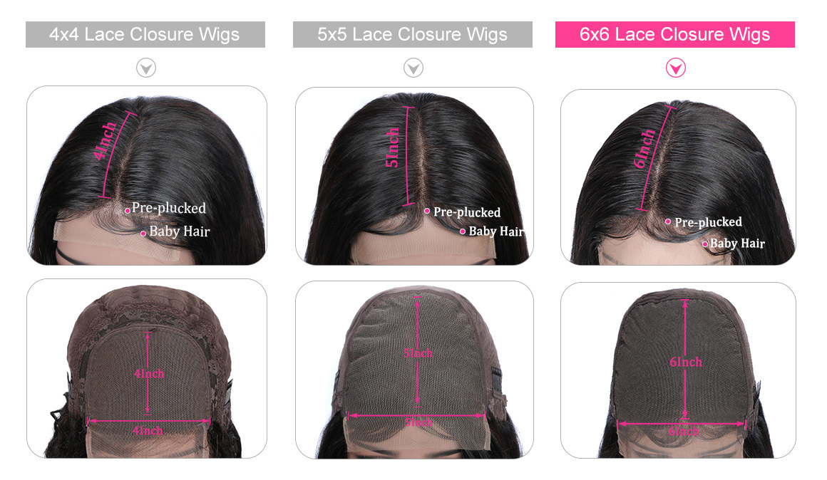 lace closure wigs