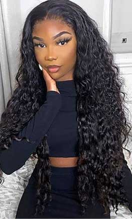 loose deep wave closure wig 30 inch