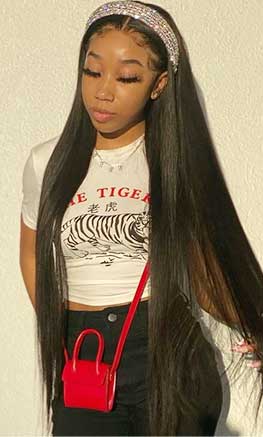 Straight U Part Wig 30 Inch