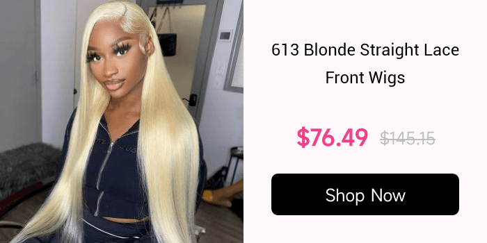 613 Blonde Straight Lace Front Wigs Shop Now 