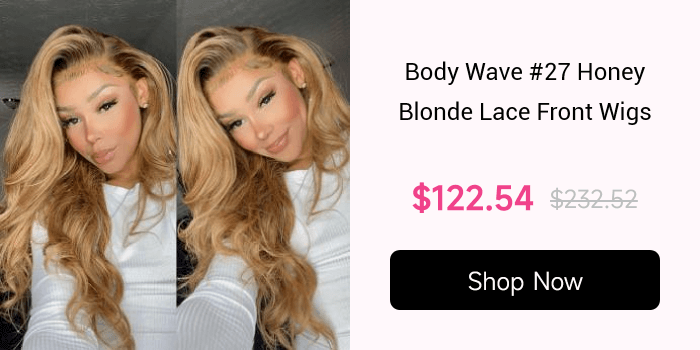 Body Wave #27 Honey Blonde Lace Front Wigs Shop Now 