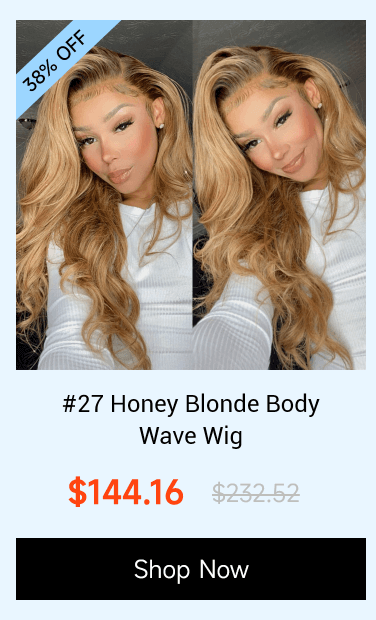  #27 Honey Blonde Body Wave Wig Shop Now 