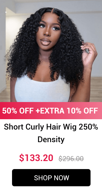  Short Curly Hair Wig 250% Density Rizelag N0l 