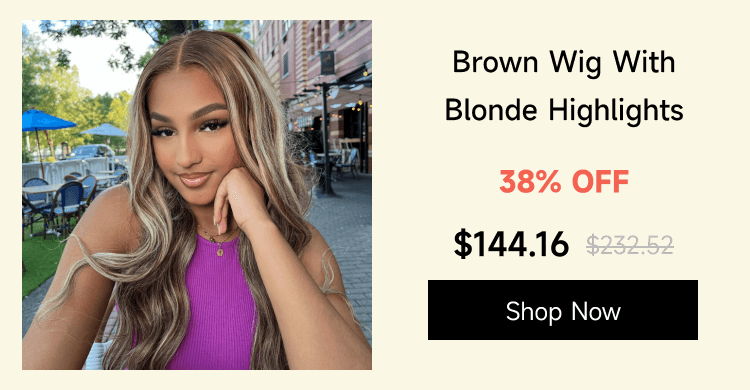 Brown Wig With Blonde Highlights $144.16 Shop Now 